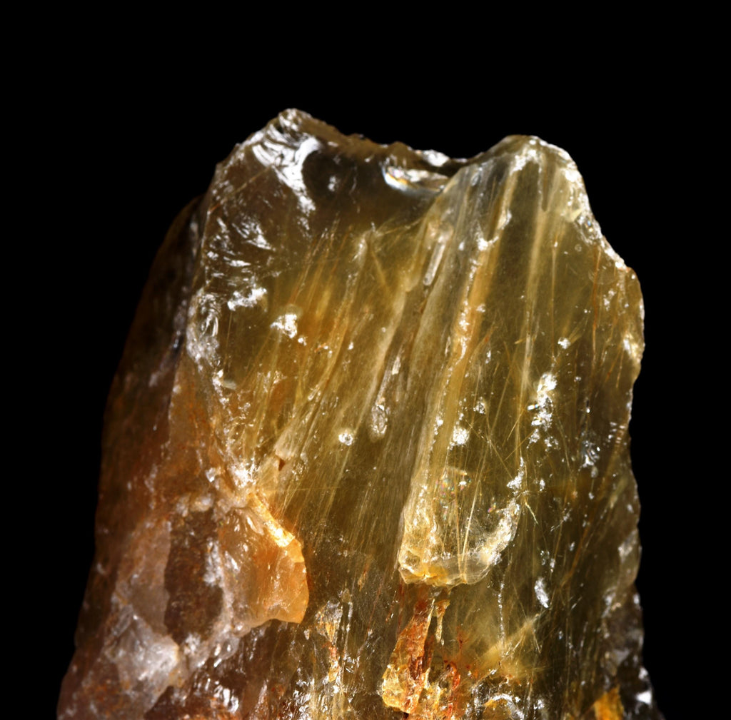 Himalayan golden green crystal with golden rutile star burst inclusion Lemurian Seed Quartz Ascension Spiritual Support Therapy  #8160