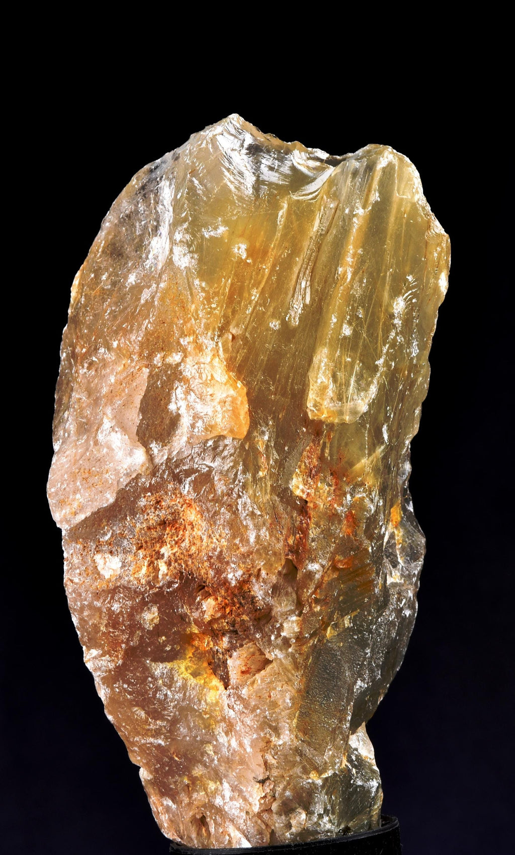 Himalayan golden green crystal with golden rutile star burst inclusion Lemurian Seed Quartz Ascension Spiritual Support Therapy  #8160