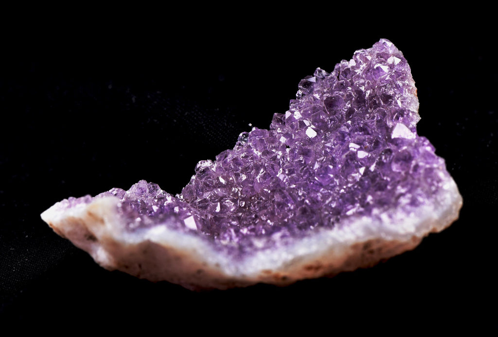 MIND Blown Amethyst Quartz Translucent SHELL Metaphysical Crystal Cluster | Organic Purple Point Visible Structure Meditation 8171
