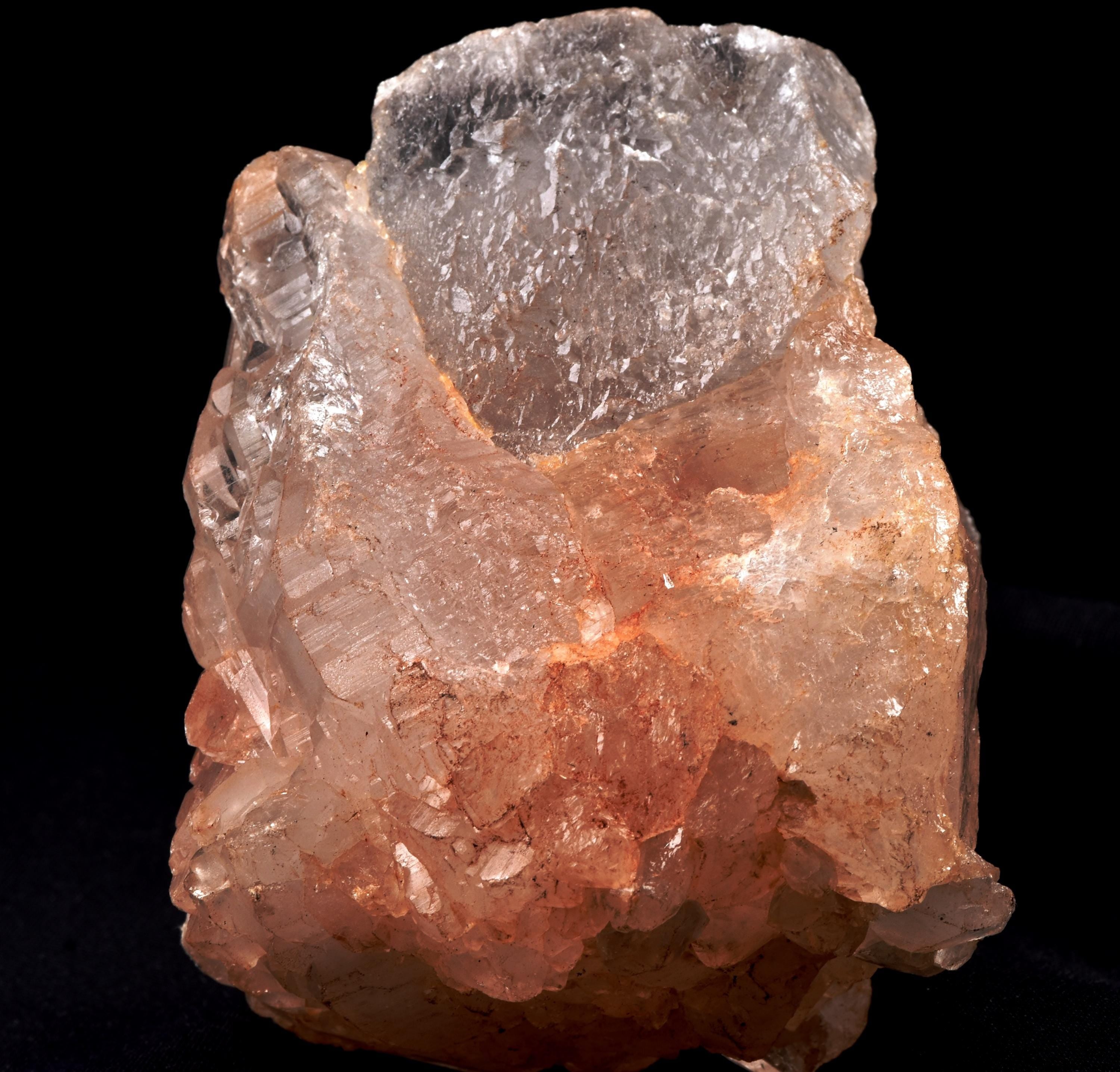 Elestial Quartz Crystal CRAZY ONE OFF Semi Translucent Frosted  Rare Raw Part Floater Fenster Crystal Starseed Home , pink love  #8162
