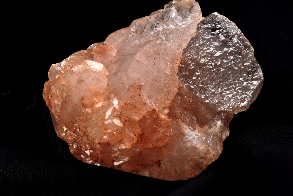 Elestial Quartz Crystal CRAZY ONE OFF Semi Translucent Frosted  Rare Raw Part Floater Fenster Crystal Starseed Home , pink love  #8162