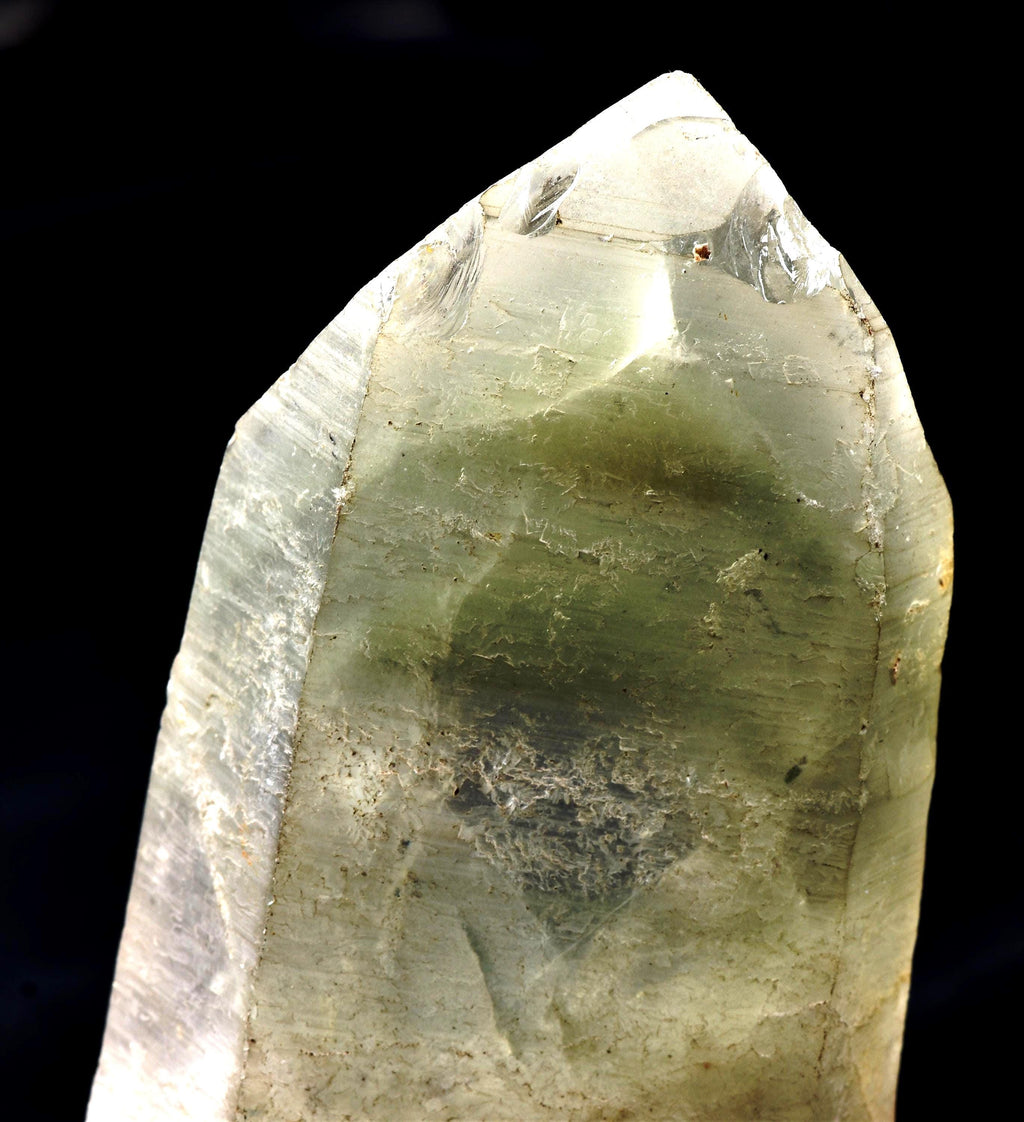Himalayan green   chlorite double phantom wand ,purifying, detoxifying cleanse the aura, chakras and energy meridians     8184