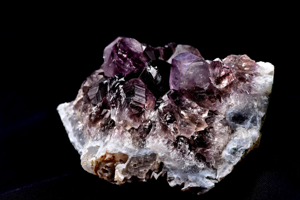 Rare Turkish Amethyst Cluster | Dark Purple Crystals Points Enchanting geode Cave Vibes,Therapeutic Energy Happy Vibrations pseudomorph 8179