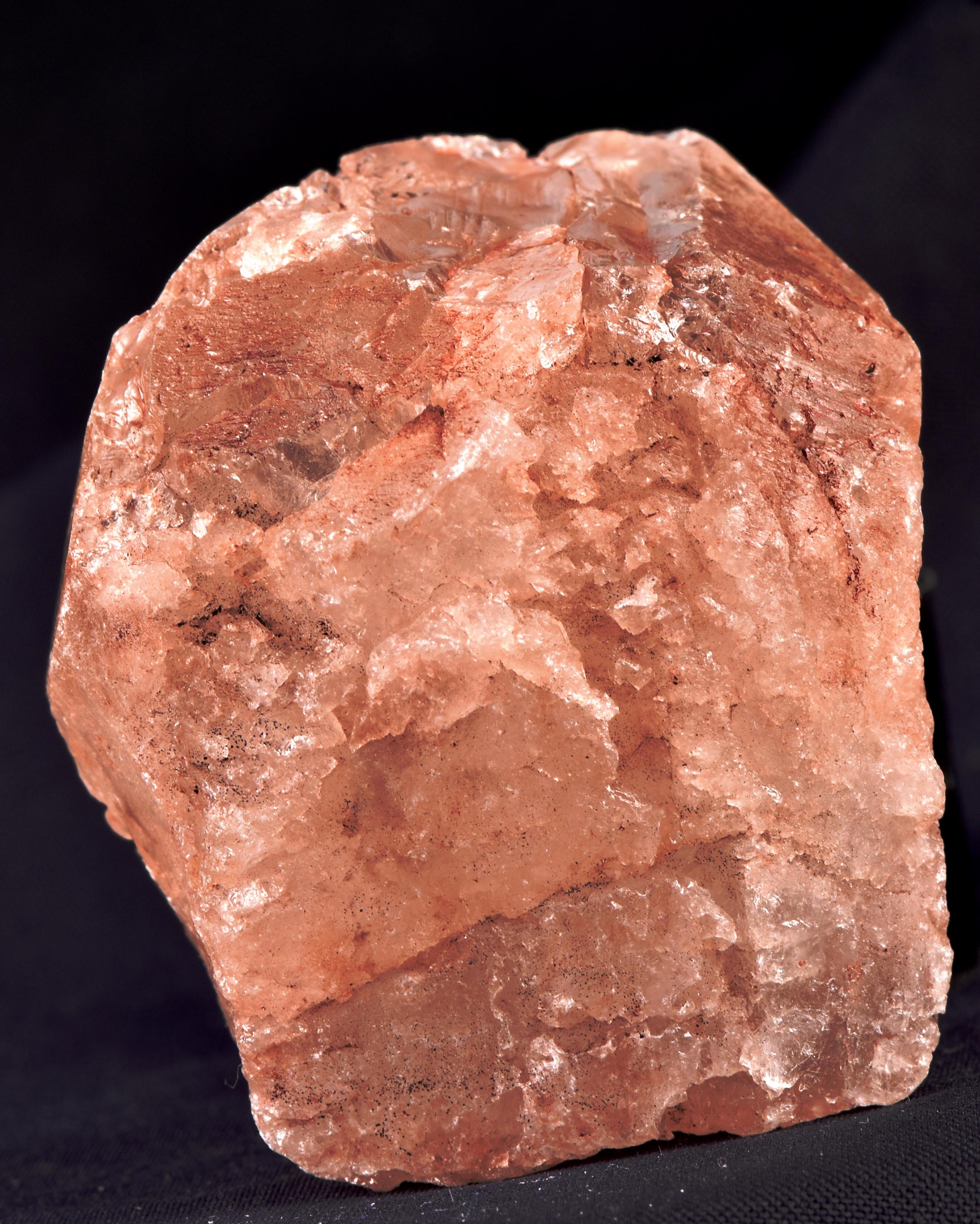 Nirvana pink ice quartz trigonic, himalayan high altitude growth interference crystal #8172