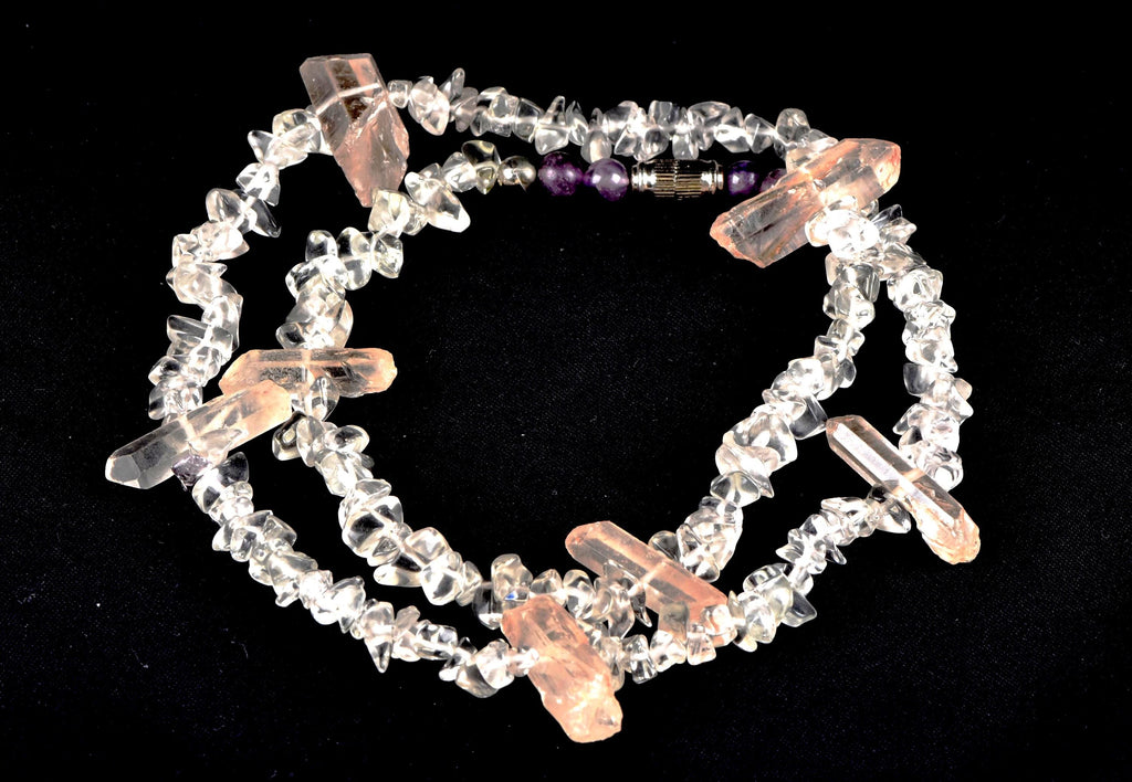 Shamanic Journeyer Crystal Energy Necklace 20 inch original satyaloka necklace  synergy 12  #7959