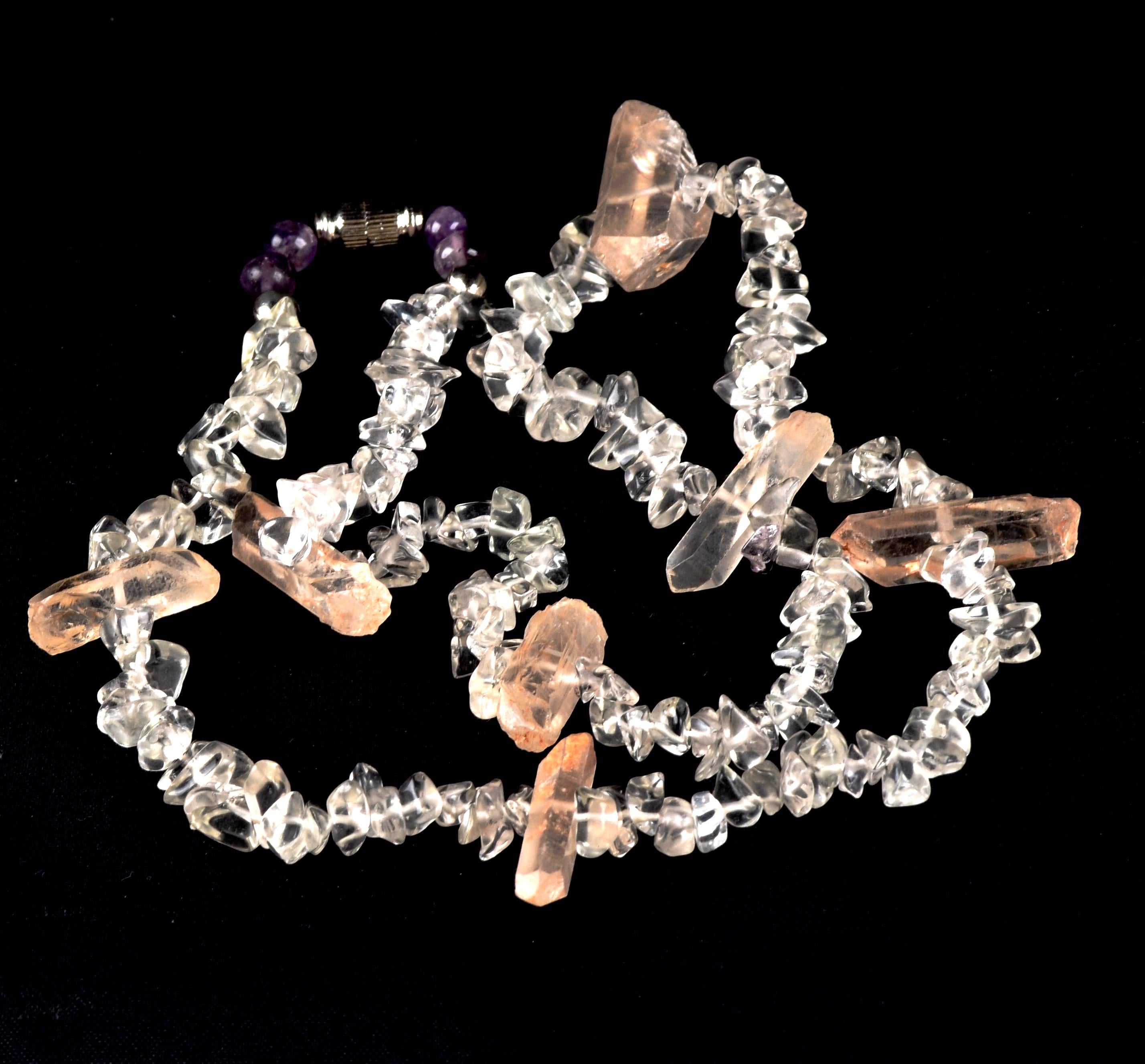 Shamanic Journeyer Crystal Energy Necklace 20 inch original satyaloka necklace  synergy 12  #7959