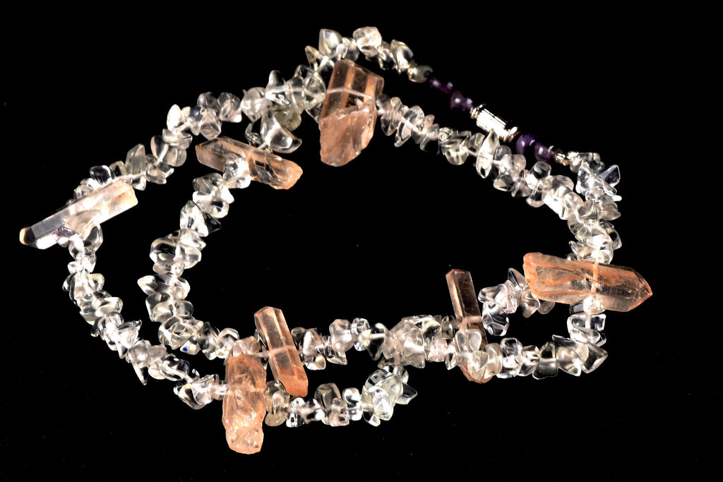 Shamanic Journeyer Crystal Energy Necklace 20 inch original satyaloka necklace  synergy 12  #7959