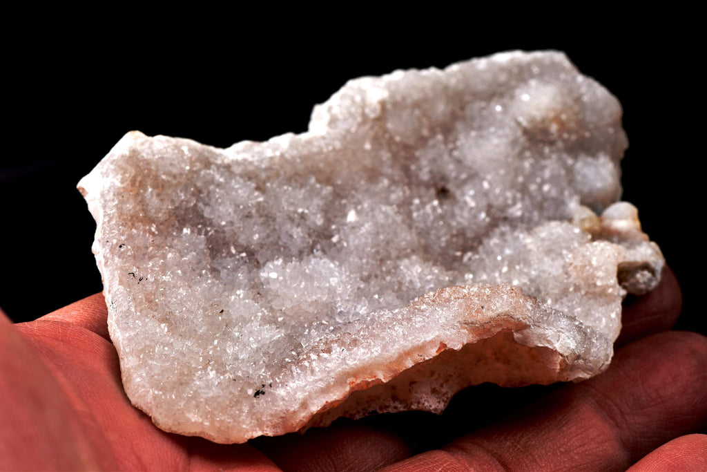 grey smoky quartz  geode  Far-infrared radiation negative ion emission   sleep disorders #8177