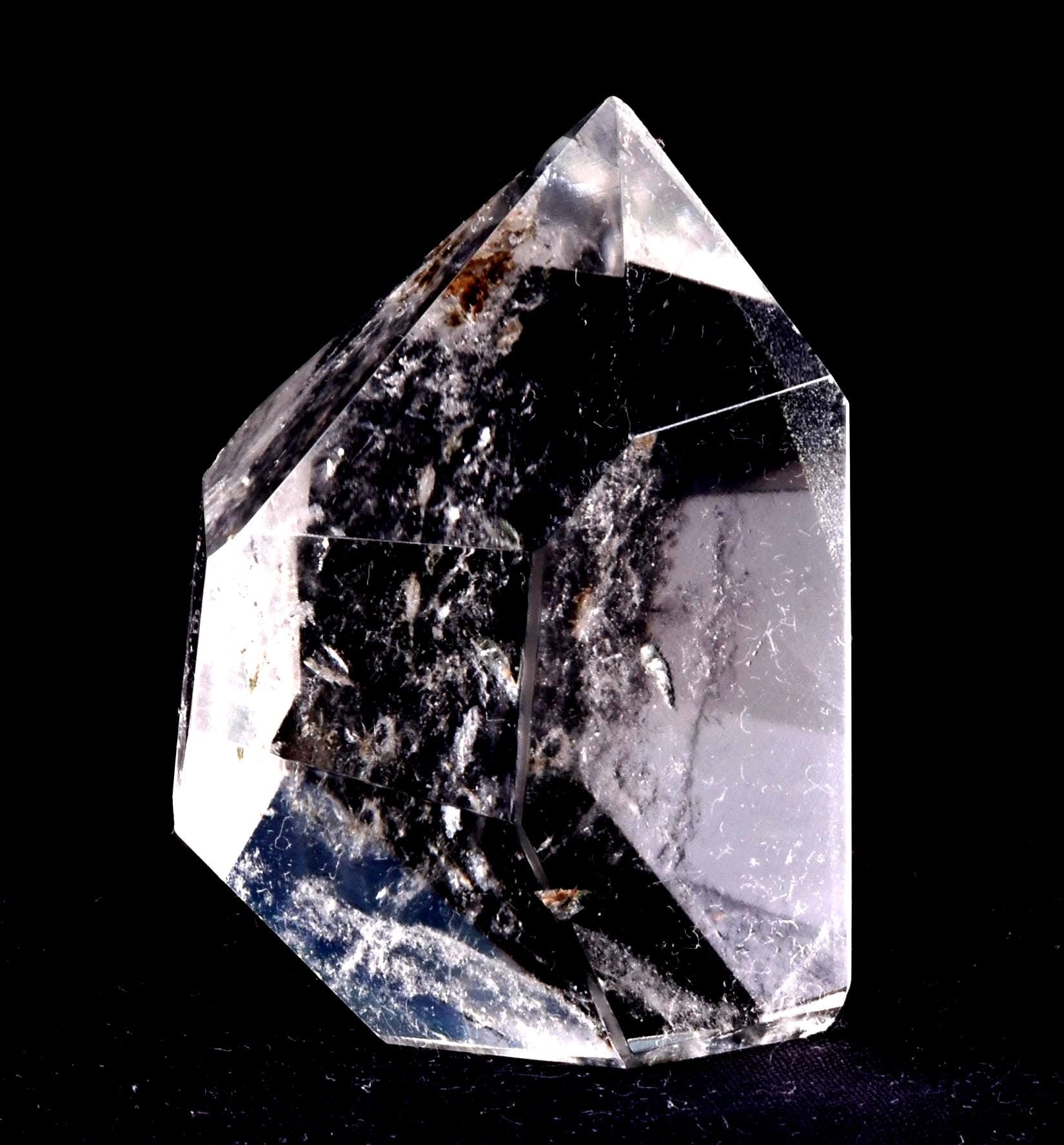 Himalayan  lemurian quartz crystal golden Ascension fairies, devic ,obelisk# 6874
