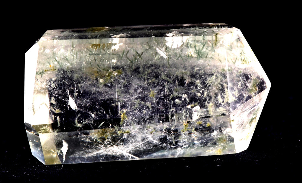 Himalayan green chlorite rutile  flower  purifying, detoxifying cleanse the aura, chakras and energy meridians  Himalayan wisdom   6873