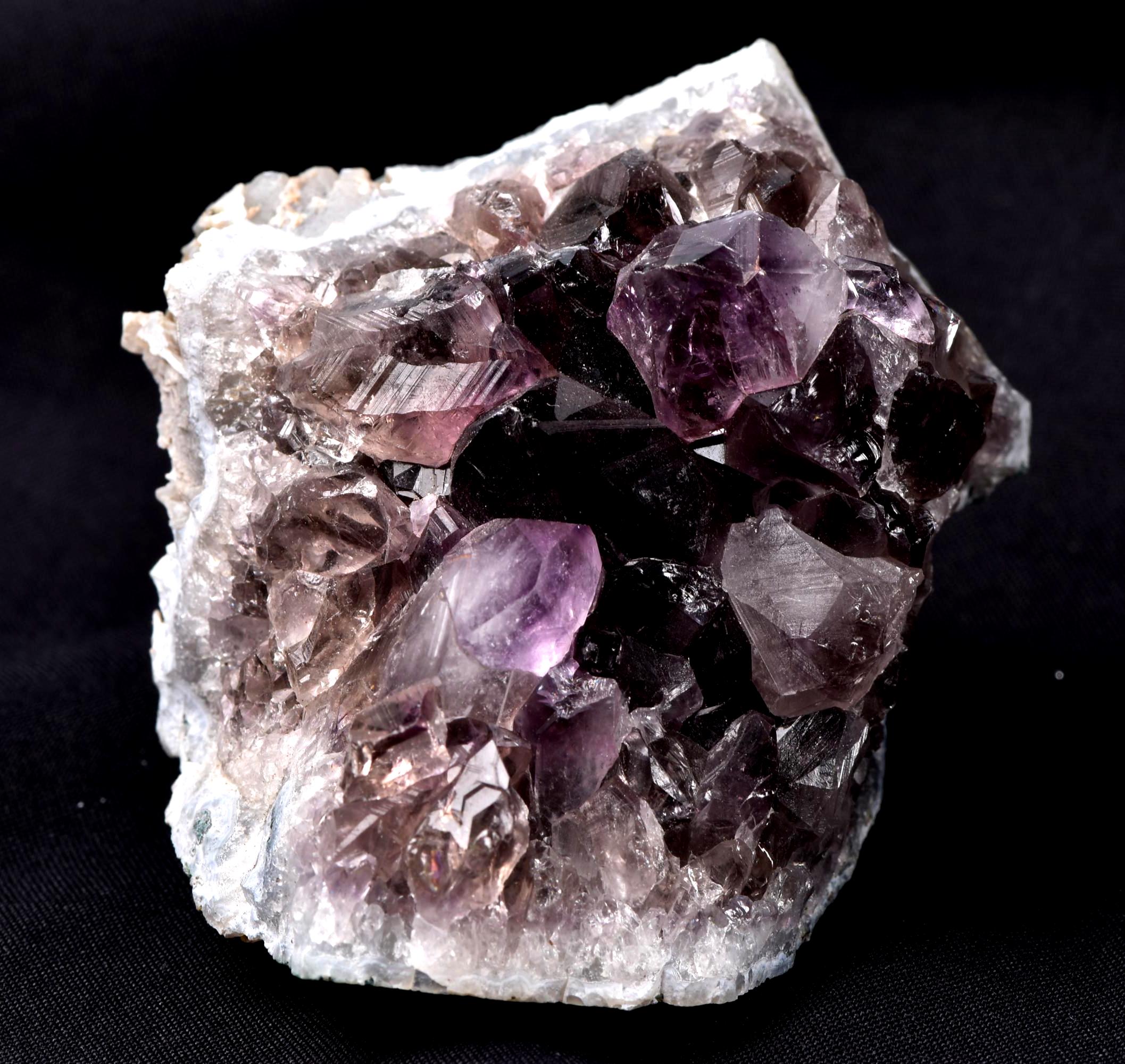 Rare Turkish Amethyst Cluster | Dark Purple Crystals Points Enchanting geode Cave Vibes,Therapeutic Energy Happy Vibrations pseudomorph 8179