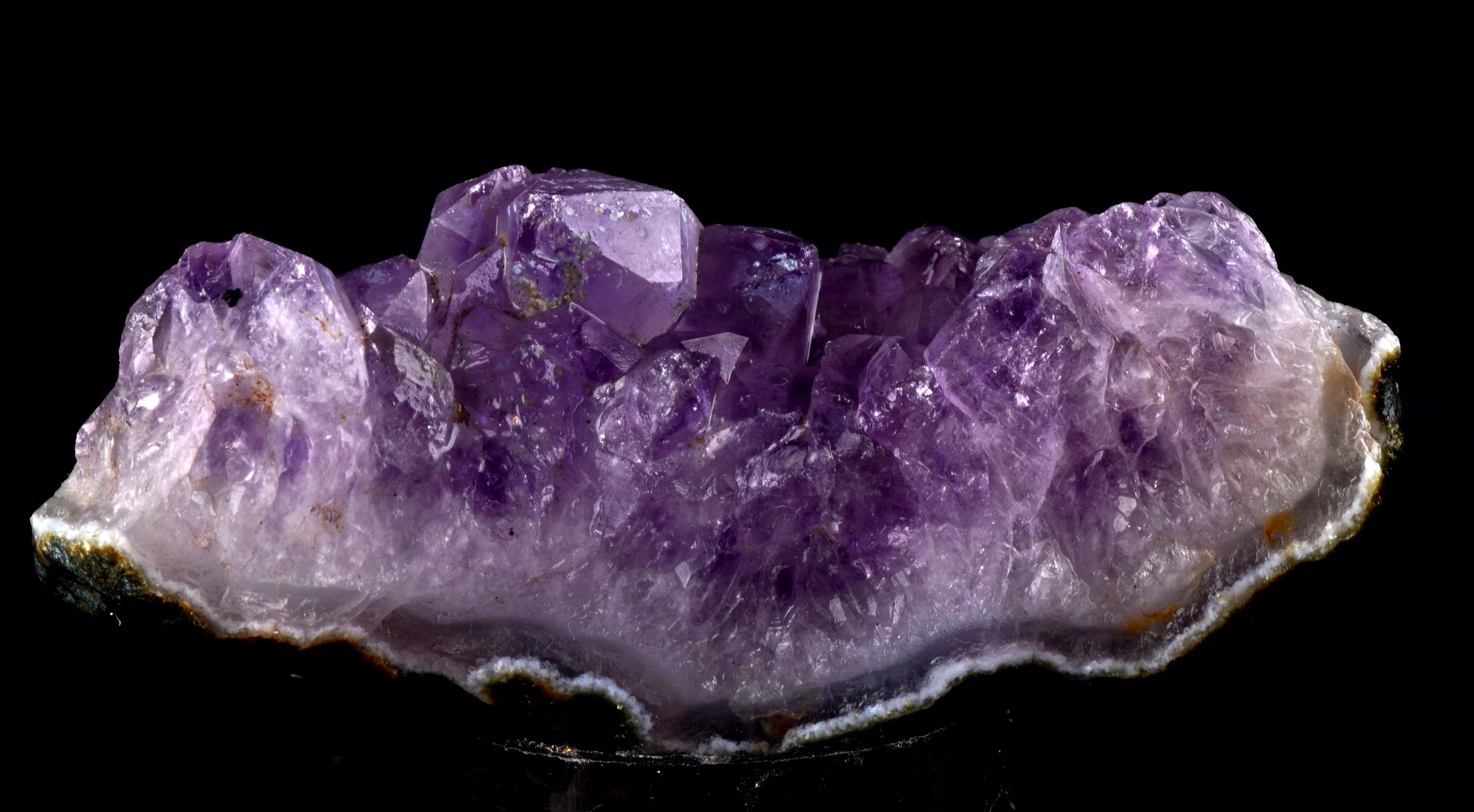 Amethyst pseudomorph natural free form holistic cell regeneration Far-infrared radiation negative ion emission sleep disorders peace  #7214