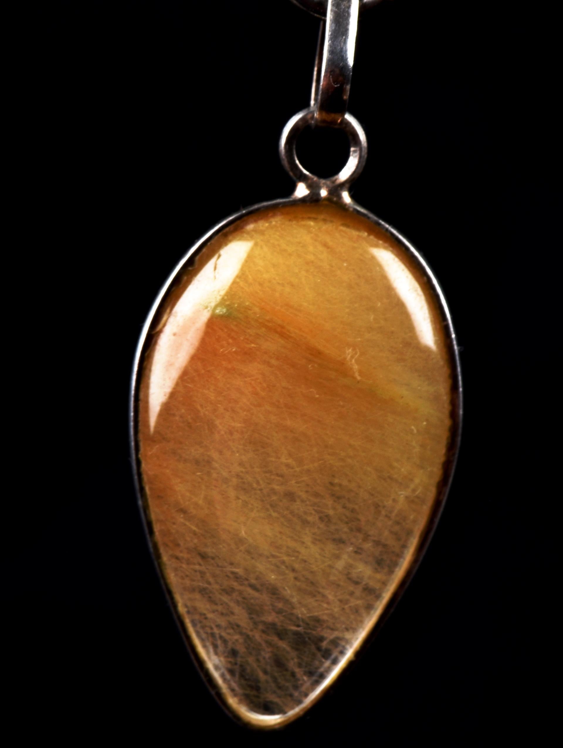 Golden  rutile  mystic pendant cleans aura,scrying,spiritual inspiration   #8213