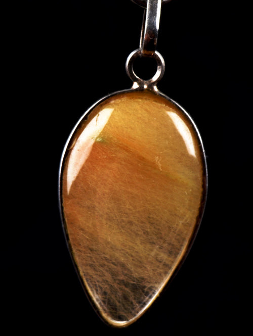 Golden  rutile  mystic pendant cleans aura,scrying,spiritual inspiration   #8213