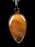 Golden  rutile  mystic pendant cleans aura,scrying,spiritual inspiration   #8213