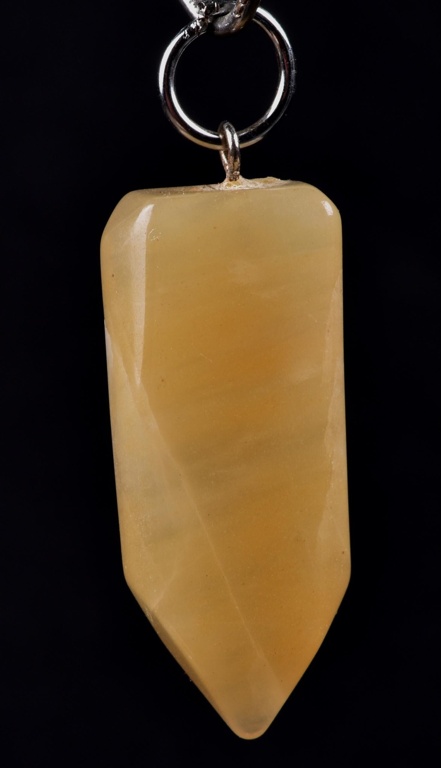 Himalayan golden healer  quartz  crystal  pendant 8224