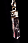 Satyaloka  quartz   quartz inside  Pendant synergy 12 crystal  #8229