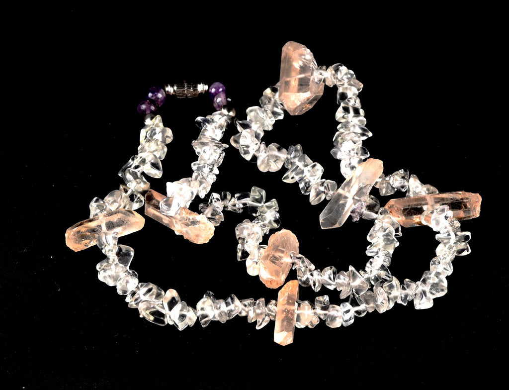 Shamanic Journeyer Crystal Energy Necklace 20 inch original satyaloka necklace  synergy 12  #7959