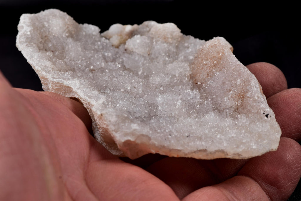 grey smoky quartz  geode  Far-infrared radiation negative ion emission   sleep disorders #8177