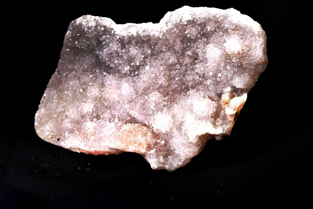 grey smoky quartz  geode  Far-infrared radiation negative ion emission   sleep disorders #8177