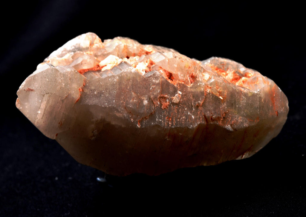 Himalayan Scalar  ice quartz gwindel,d.t, trigonic markings and rainbows, deep striated, doorways meditation golden healer #7569