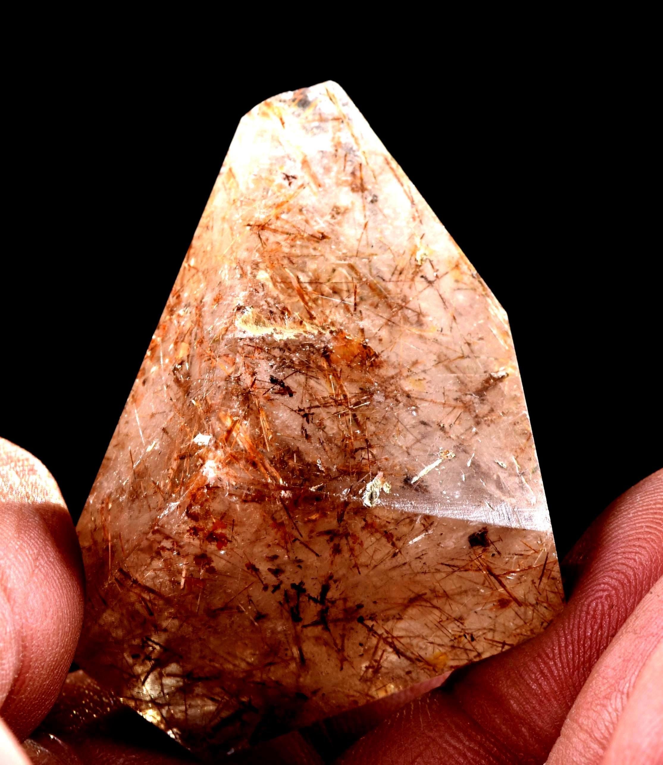 Golden  rutile  mystic free form cleans aura,scrying,spiritual inspiration   #7592