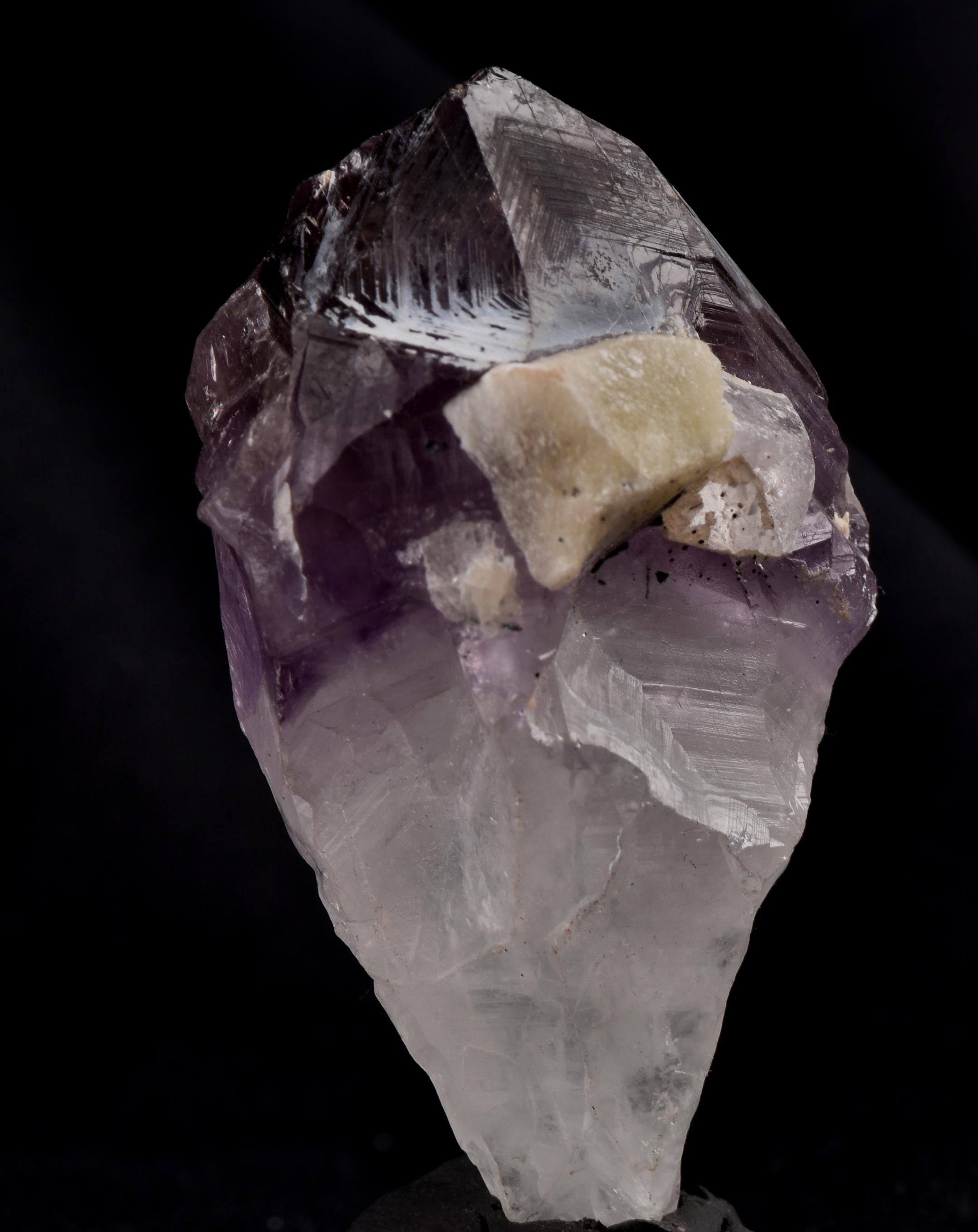 Satyaloka Satyamani  with amethyst hue quartz High frequency synergy 12 crystal  ''sat-chit -ananda  #8241
