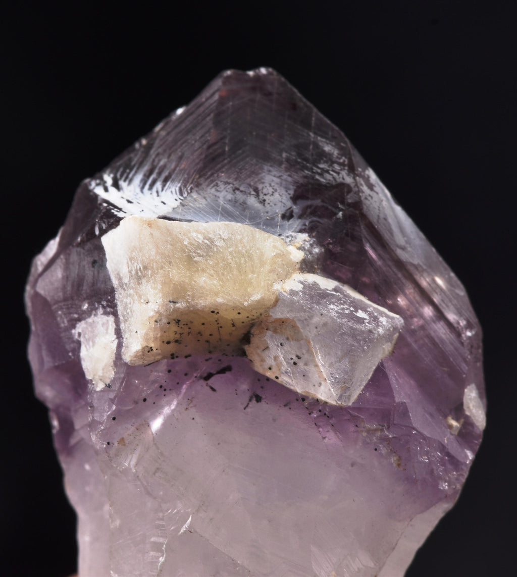 Satyaloka Satyamani  with amethyst hue quartz High frequency synergy 12 crystal  ''sat-chit -ananda  #8241