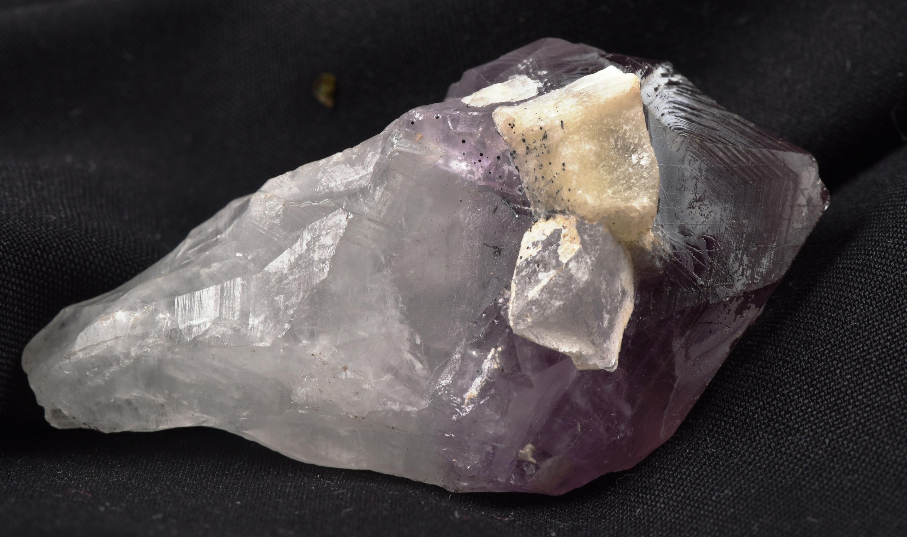 Satyaloka Satyamani  with amethyst hue quartz High frequency synergy 12 crystal  ''sat-chit -ananda  #8241