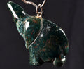 Blood stone elephant  pendant high   energy  ,constant energy flows    grounding negative energy and cleansing the body  8219