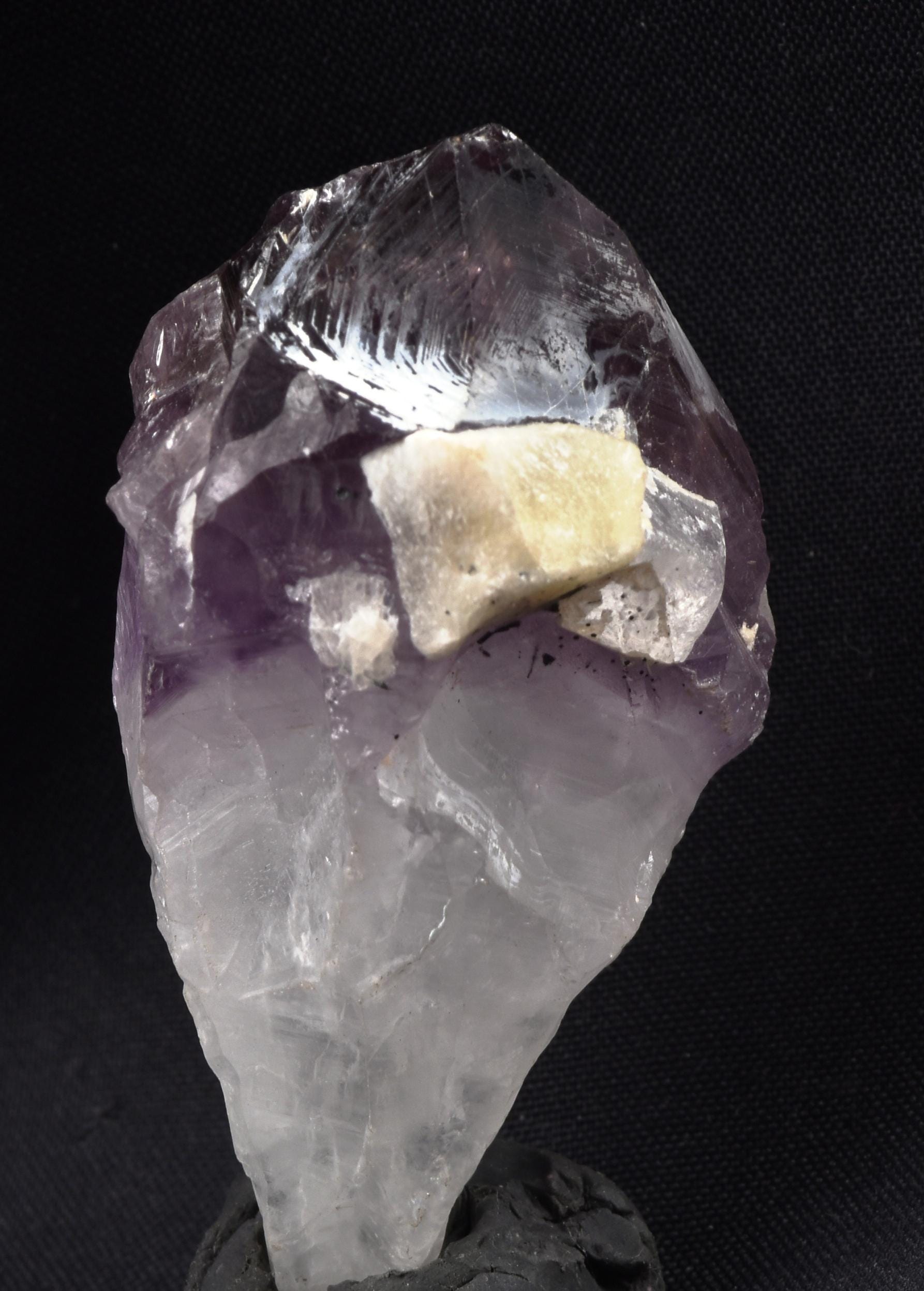 Satyaloka Satyamani  with amethyst hue quartz High frequency synergy 12 crystal  ''sat-chit -ananda  #8241