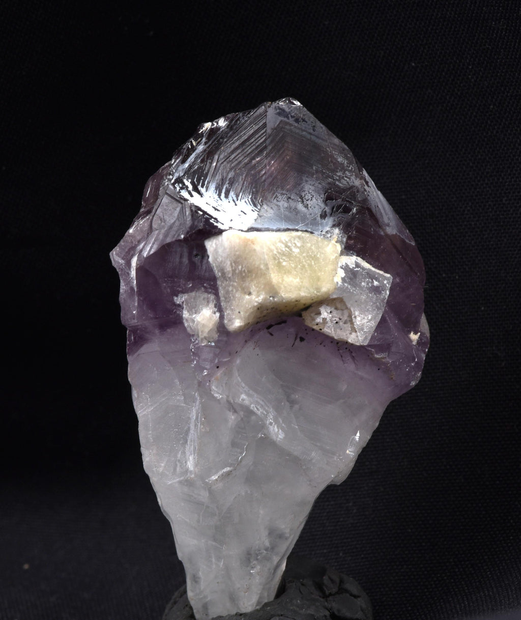 Satyaloka Satyamani  with amethyst hue quartz High frequency synergy 12 crystal  ''sat-chit -ananda  #8241