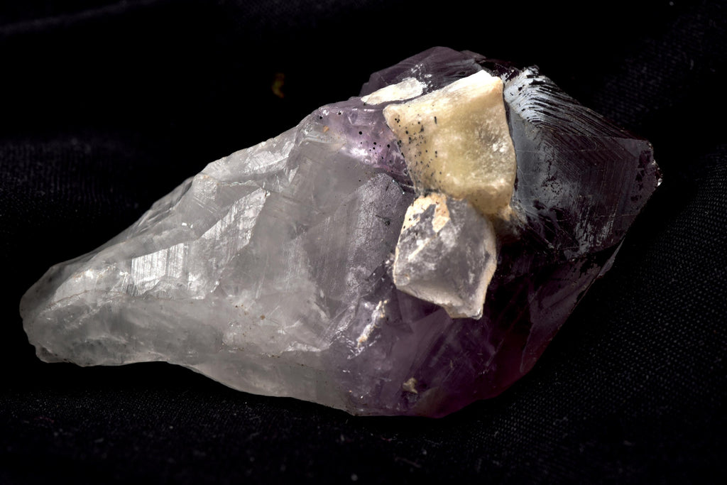 Satyaloka Satyamani  with amethyst hue quartz High frequency synergy 12 crystal  ''sat-chit -ananda  #8241