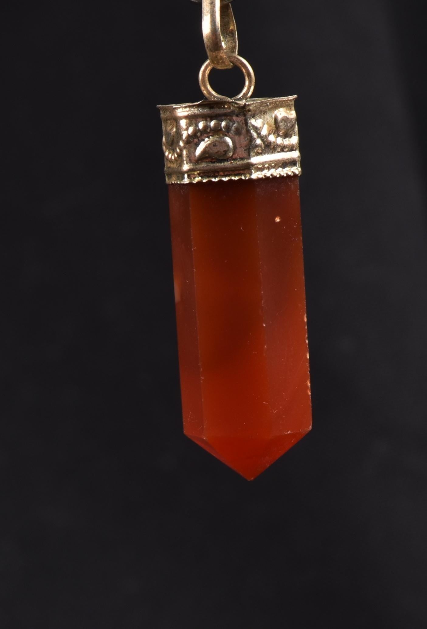 Carnelian mystic pendant strength courage creativity Carnelian  for strength  #8211