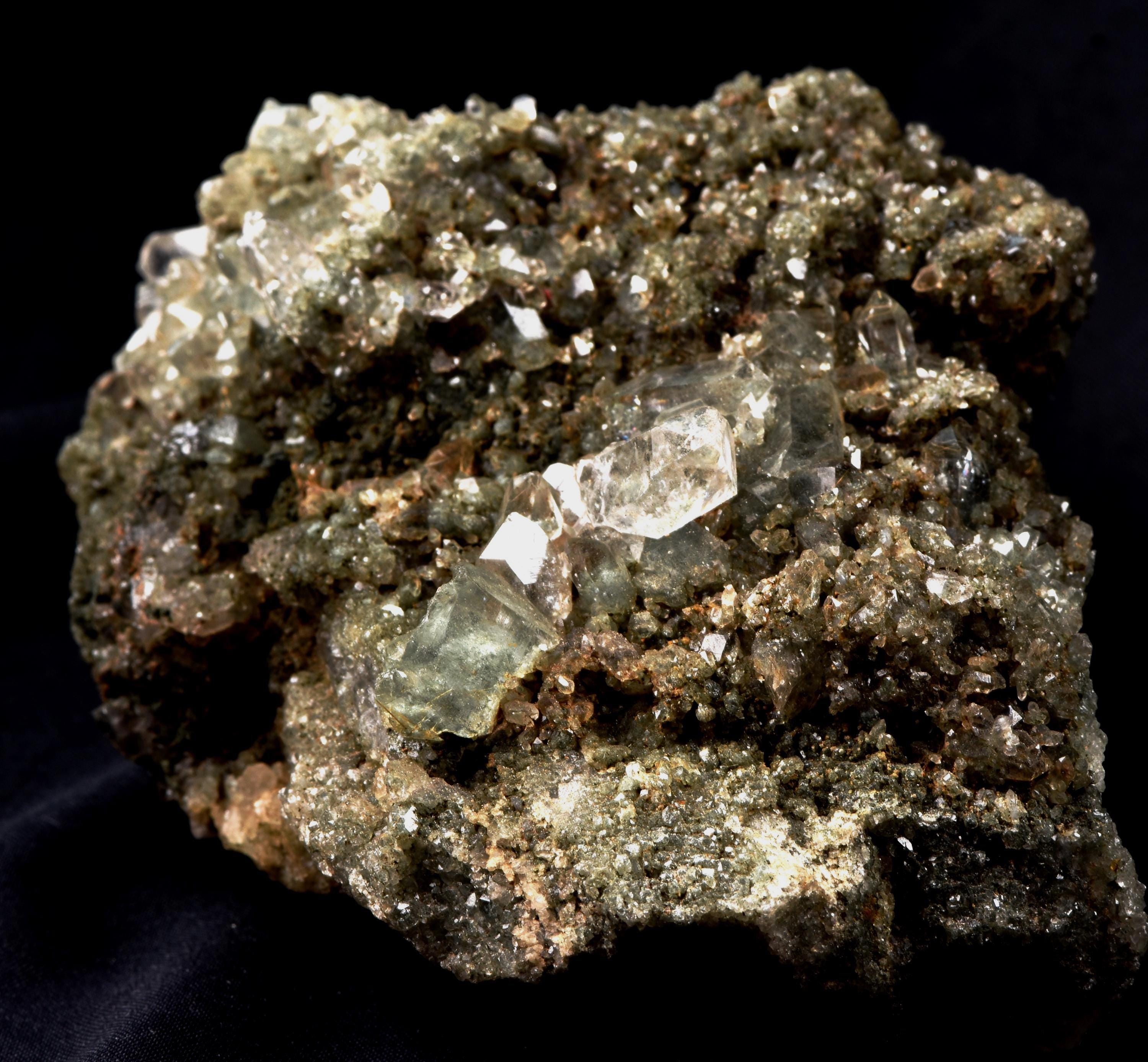 Himalayan Green Chlorite  Quartz Crystal Family Flower # 8185