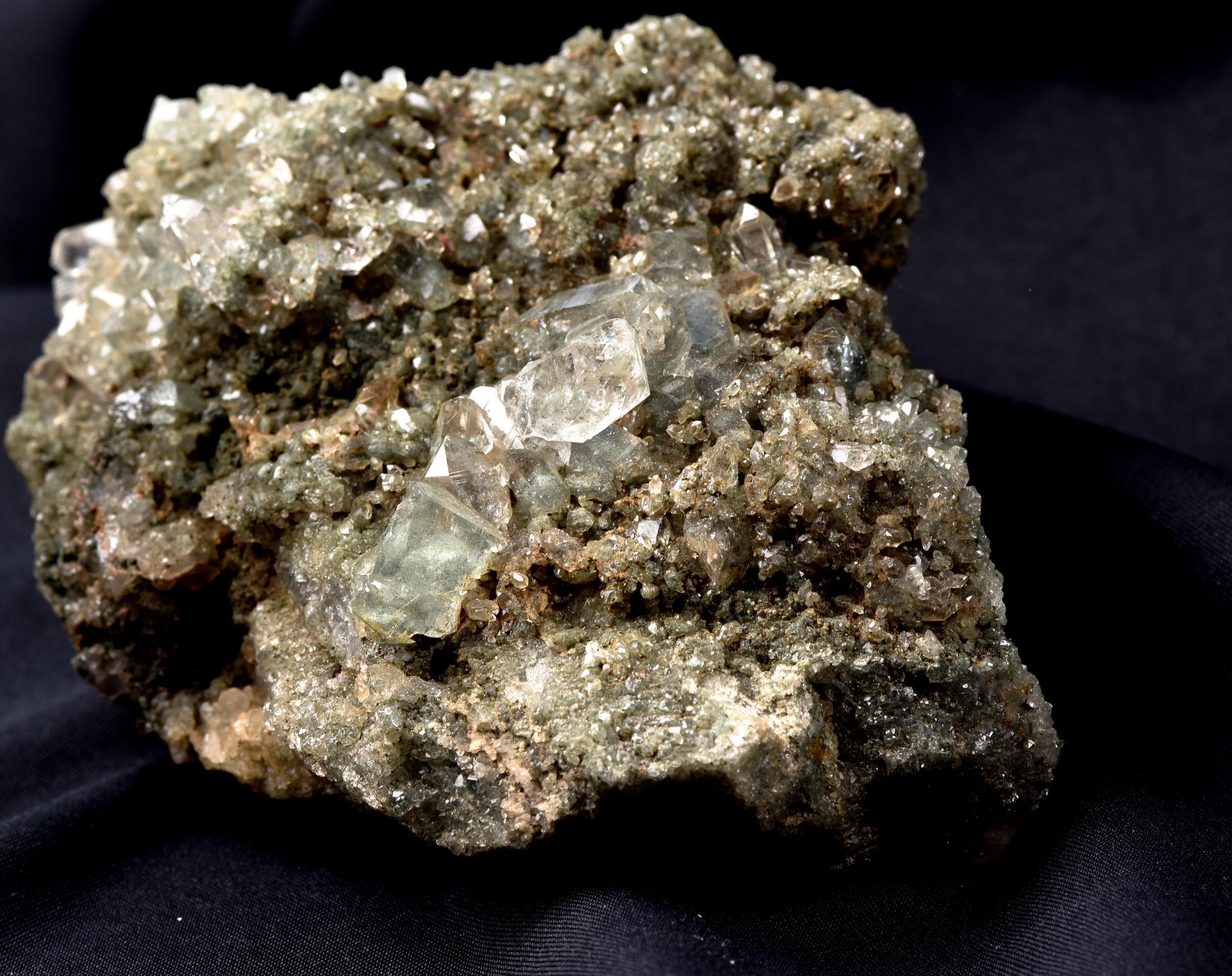 Himalayan Green Chlorite  Quartz Crystal Family Flower # 8185