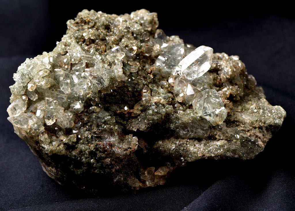 Himalayan Green Chlorite  Quartz Crystal Family Flower # 8185