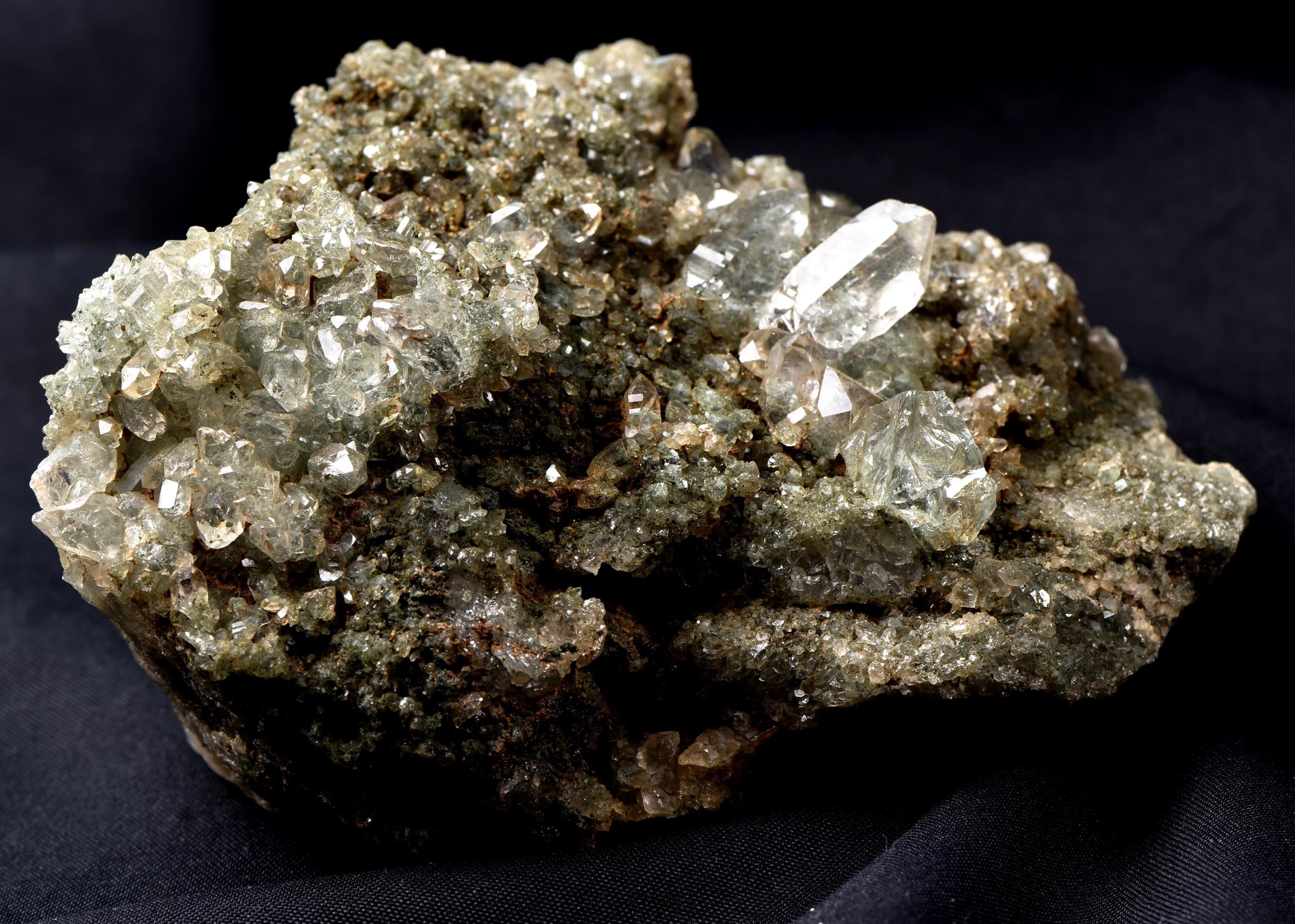 Himalayan Green Chlorite  Quartz Crystal Family Flower # 8185