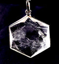 satyaloka Quartz Hexagonal Star Pendant Devic angel  Facilitator Accelerator| Hexagram | Sacred Geometry 8260