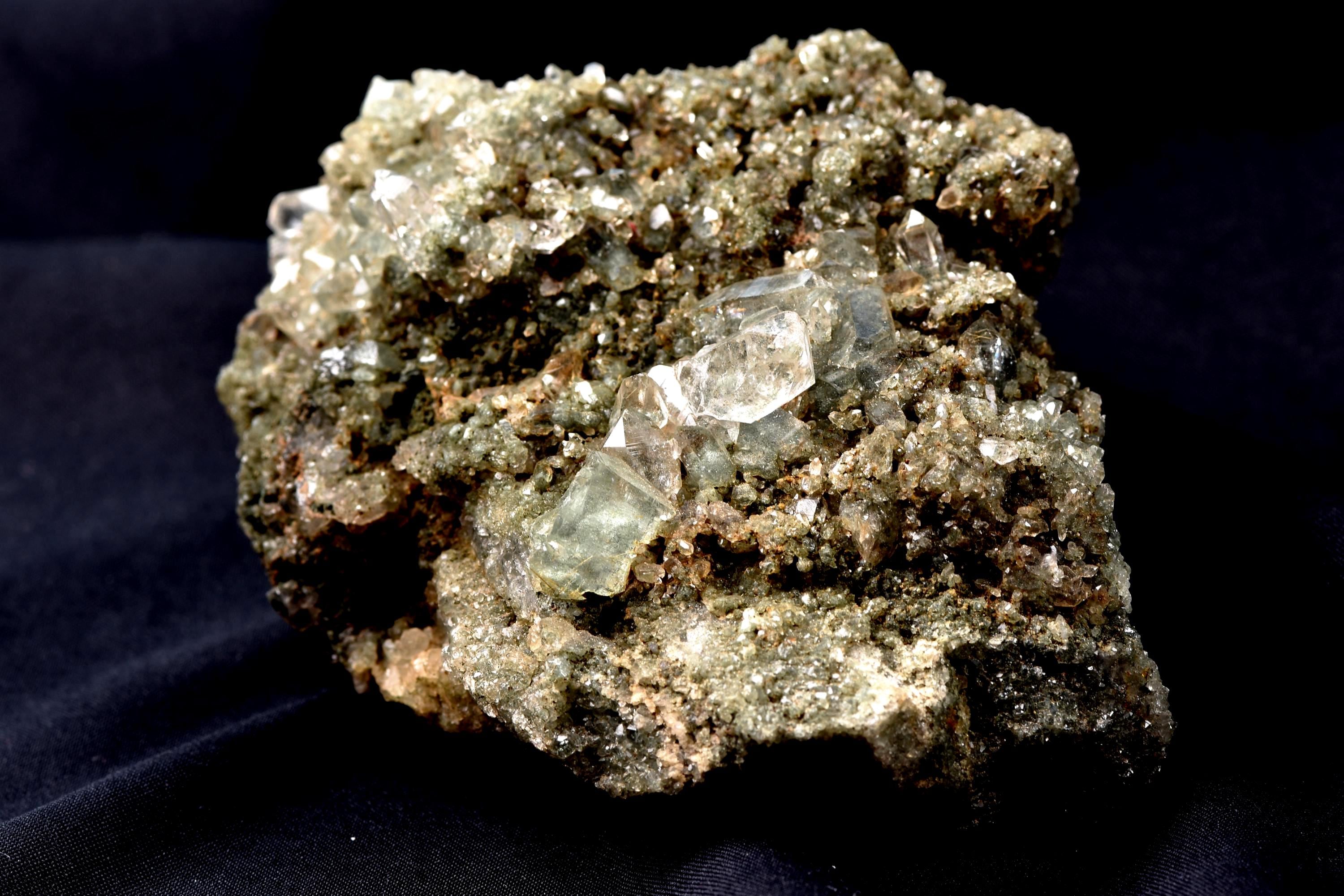 Himalayan Green Chlorite  Quartz Crystal Family Flower # 8185