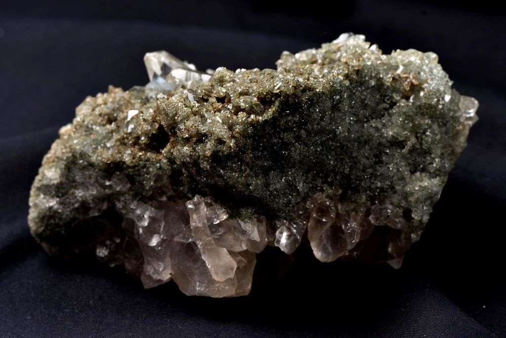 Himalayan Green Chlorite  Quartz Crystal Family Flower # 8185