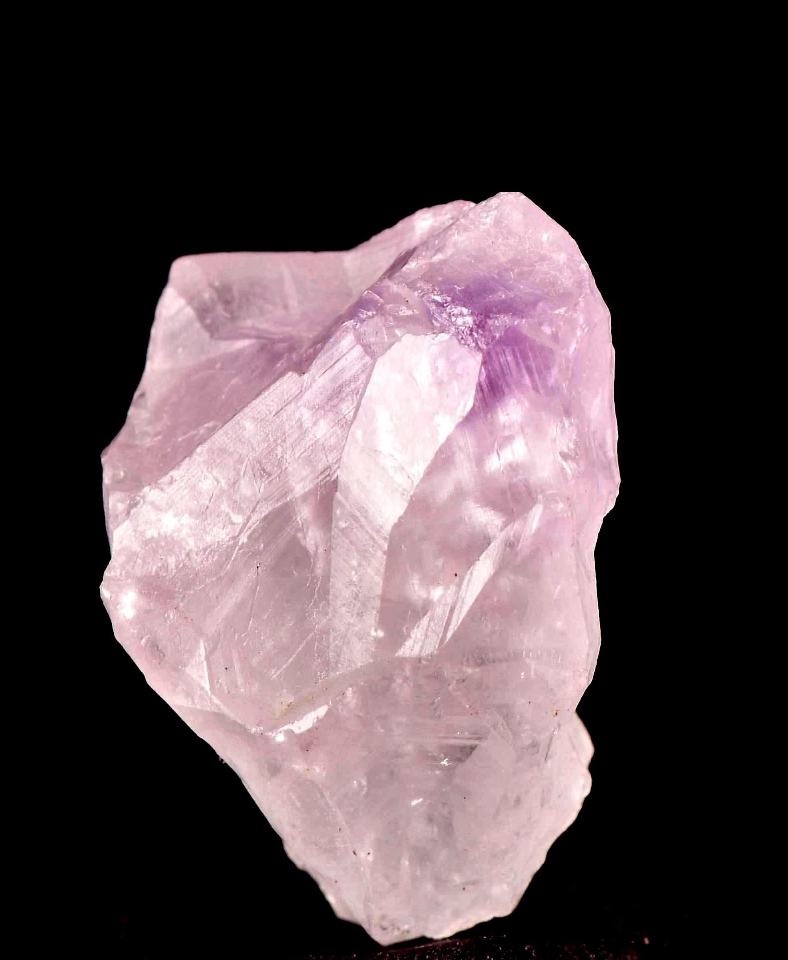 Satyaloka   quartz with amethyst hue  High frequency synergy 12 healing  bliss crystal    #7654