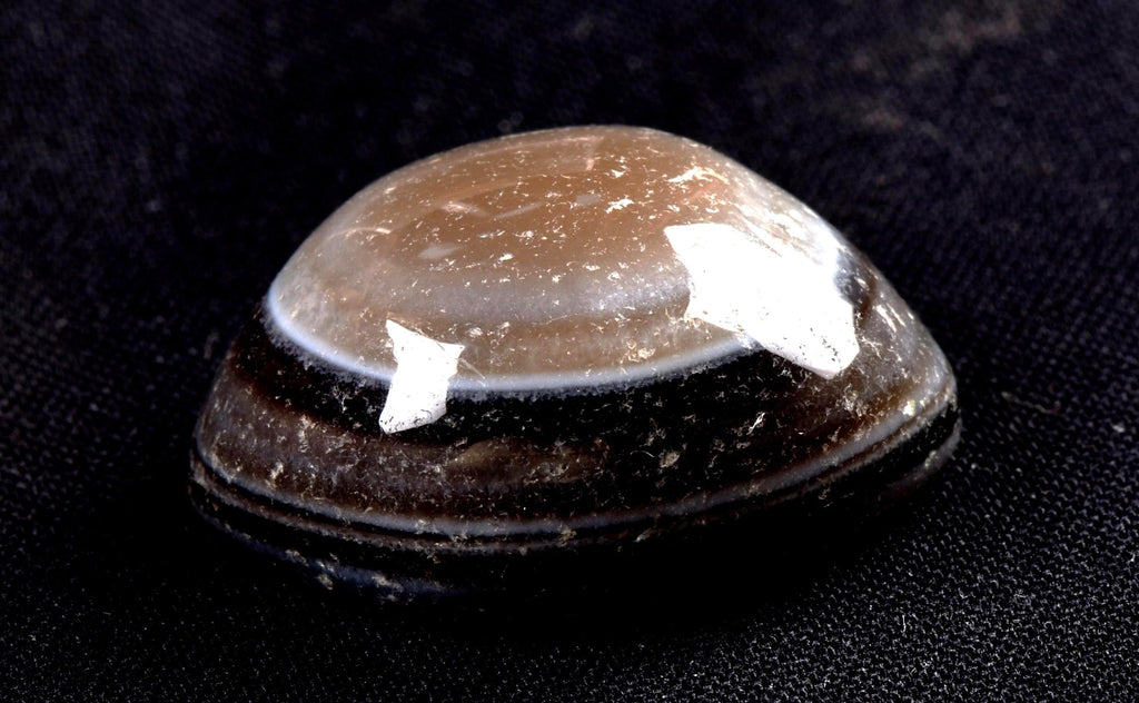 Rare old Mystic Sulemani  stone  evil eye shaman protection reach patina  #7274