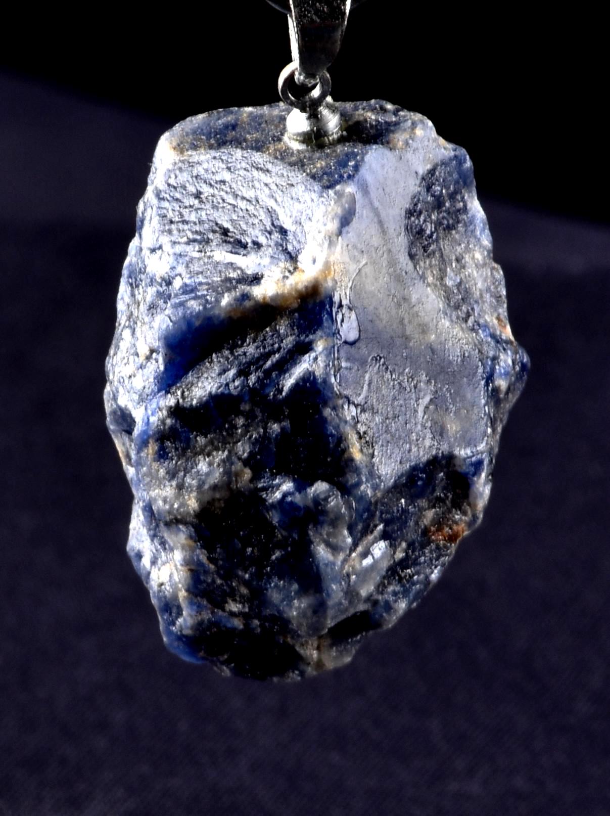 sodalite natural pendant communication and self-expression   #8255