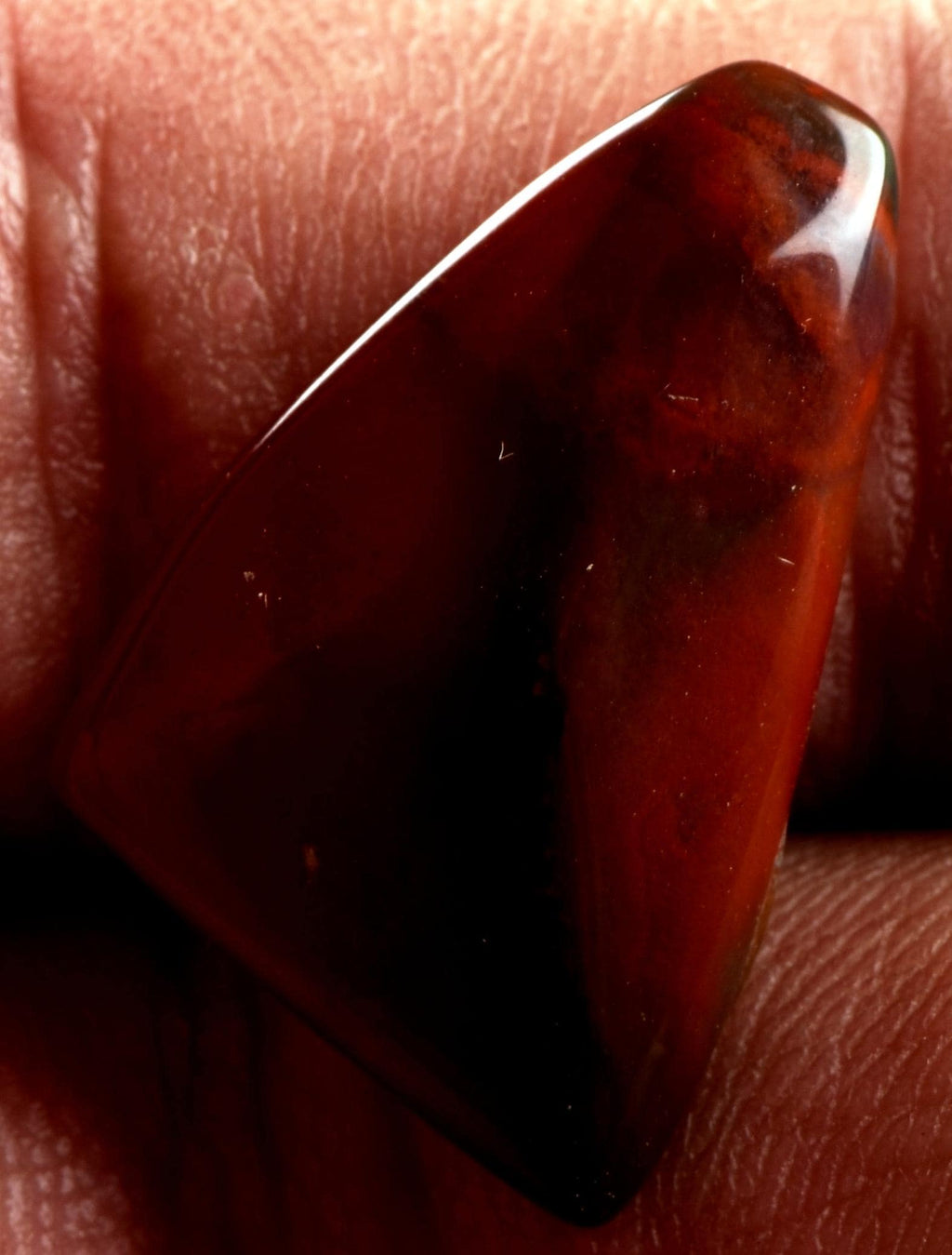 Bloodstone  Pocket Stone, Energy Cleansing, Grounding, Strength 8286