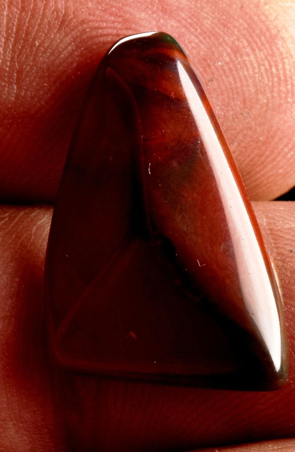 Bloodstone  Pocket Stone, Energy Cleansing, Grounding, Strength 8286