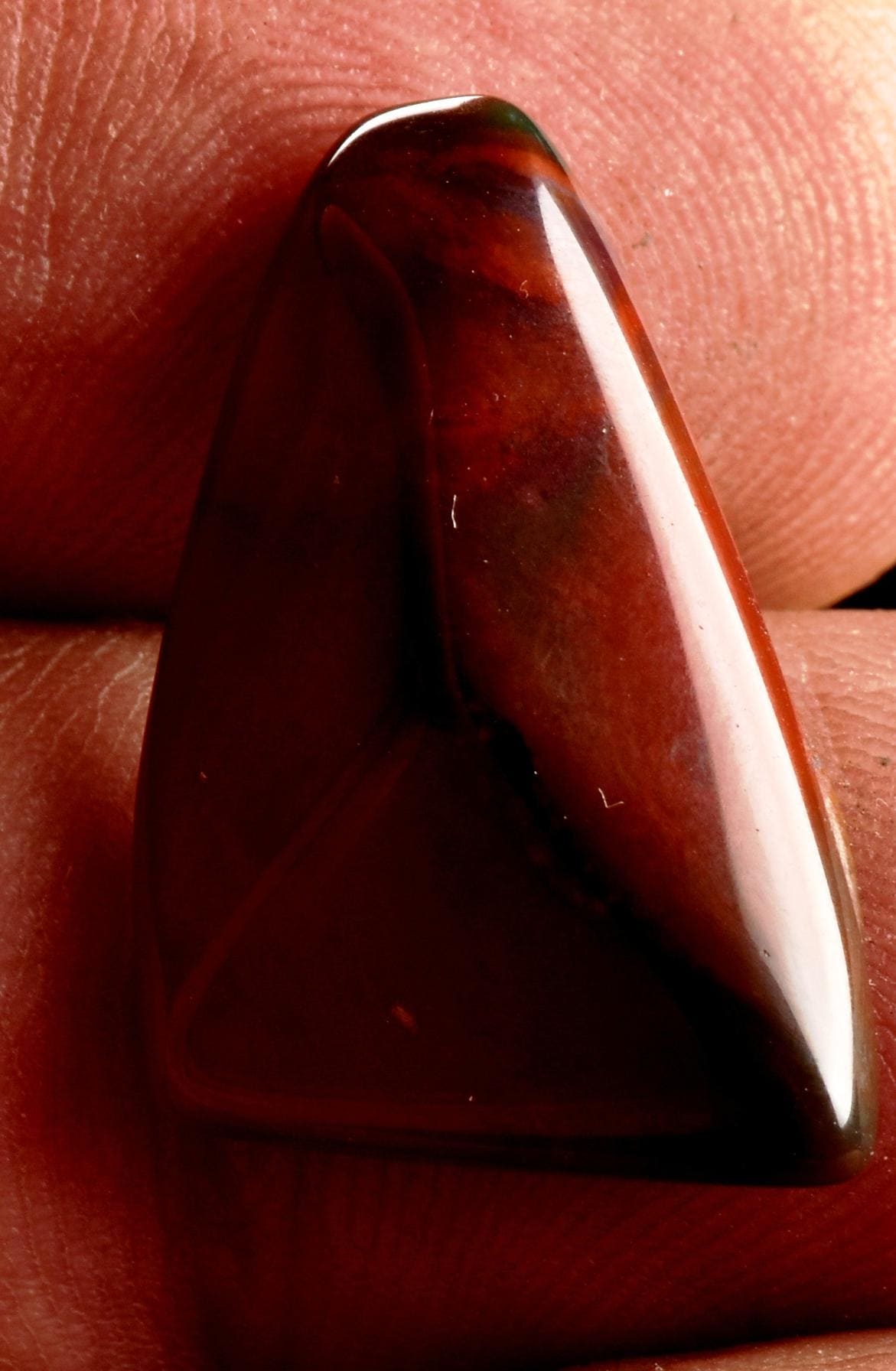 Bloodstone  Pocket Stone, Energy Cleansing, Grounding, Strength 8286