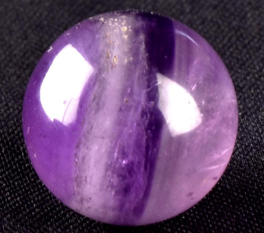 Amethyst chevron pocket sphere  cell regeneration,negative ion generation  #8278