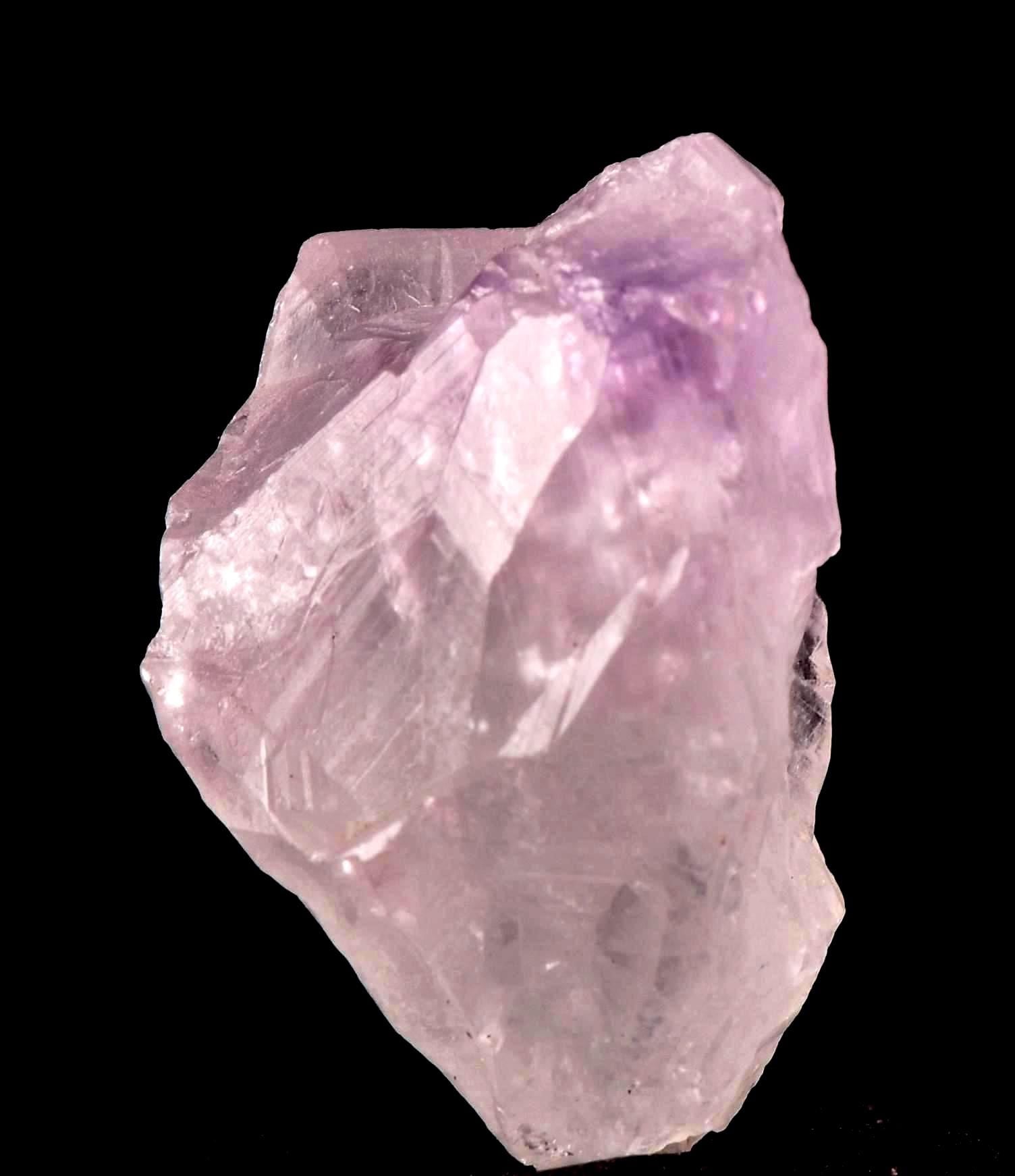 Satyaloka   quartz with amethyst hue  High frequency synergy 12 healing  bliss crystal    #7654