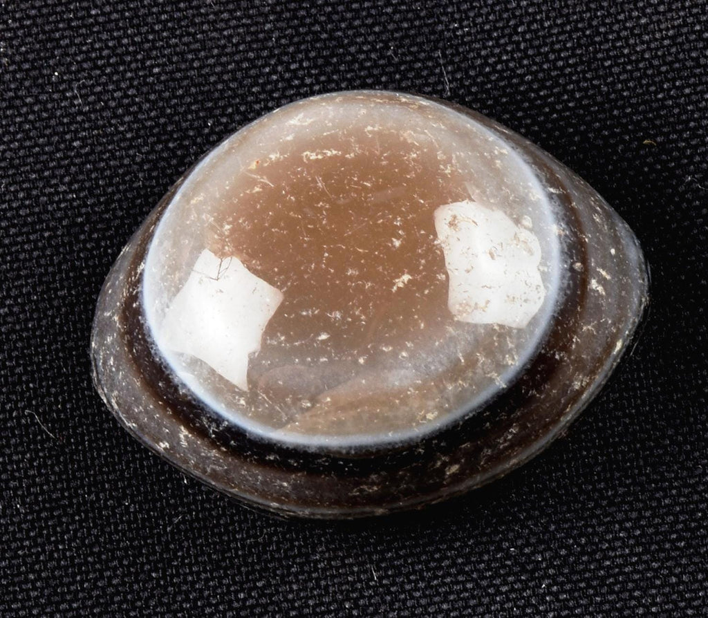 Rare old Mystic Sulemani  stone  evil eye shaman protection reach patina  #7274